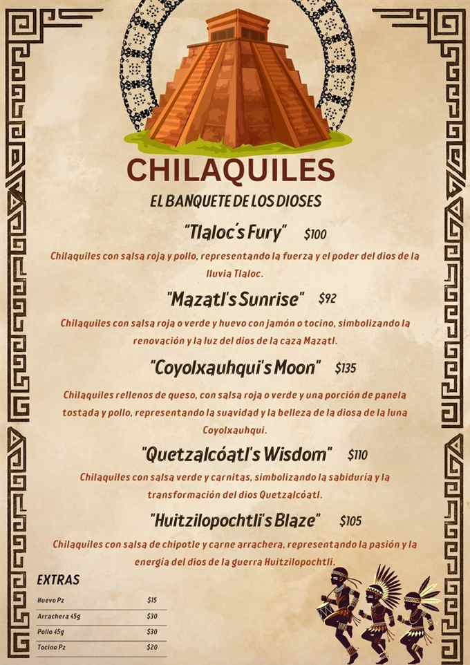 Menú de desayunos, página 5